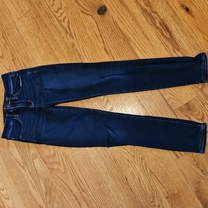 American Eagle Outfitters Dark Indigo  Jeans Jeggings 00 Next Level Stretch